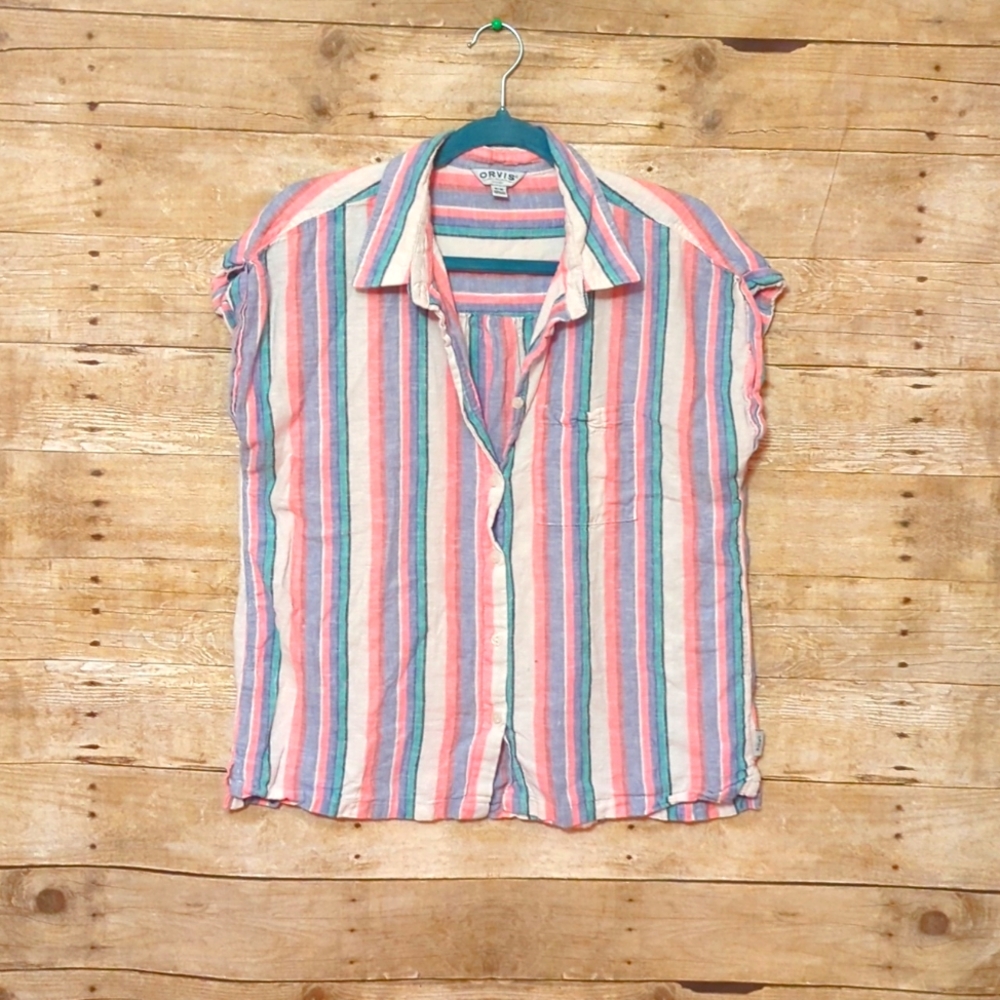 Flattering button down